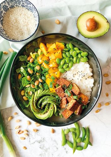 Mango Tofu Bowl